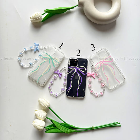 Lacy Bow Chain Soft Case