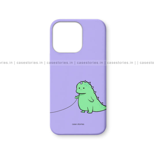 Heartstrings Green Dino Couple Mobile Cover