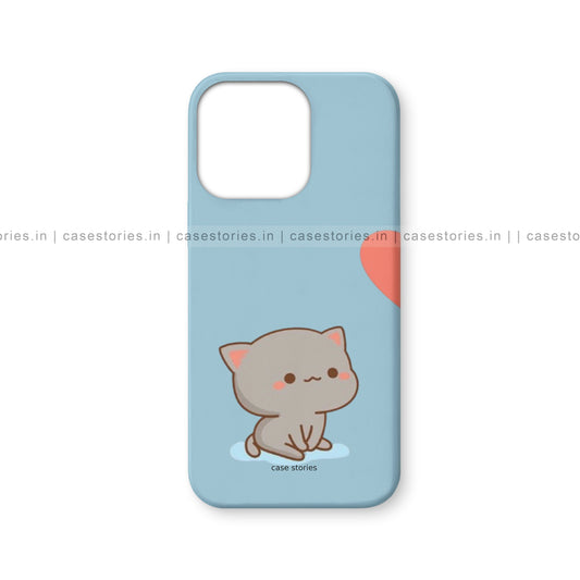 Blue Cat Theme Couple Mobile Cover