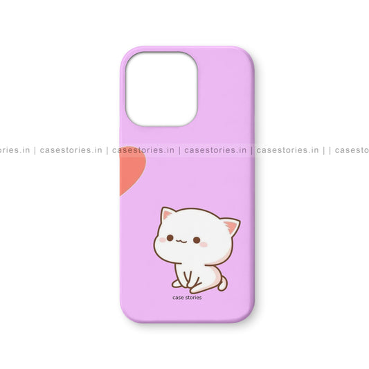 Pink Cat Theme Couple Mobile Cover