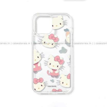 Cute Kitten Transparent Mobile Cover