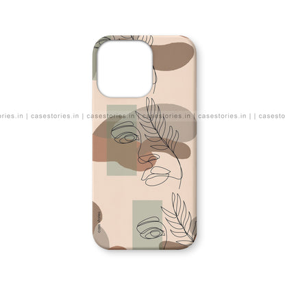 Girl Illustration Aesthetic Mobile Cover