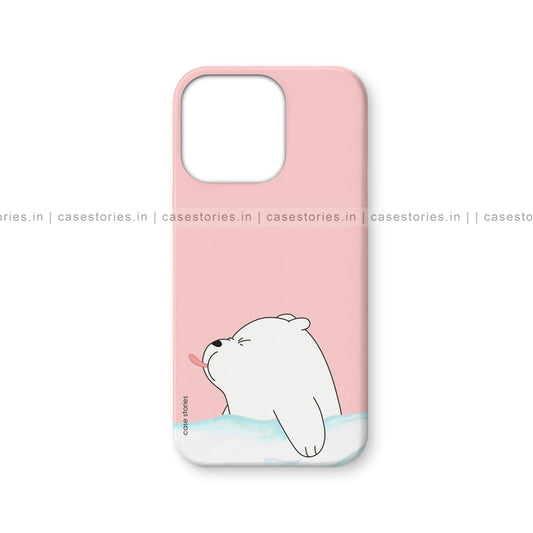Cute Polar Bear Pink Cover Mobile Cover