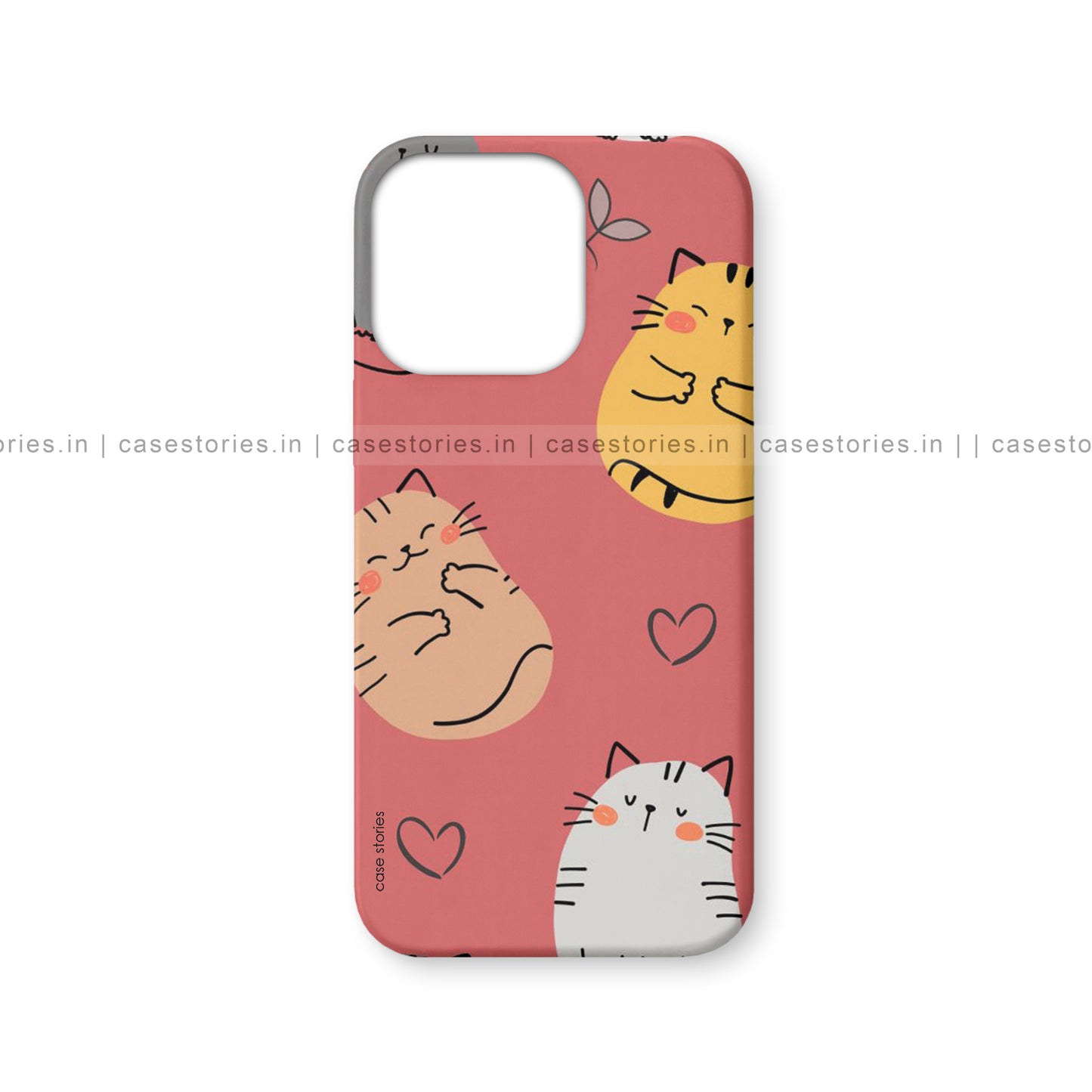 Cute Cats Pattern Aesthetic Mobile Cover