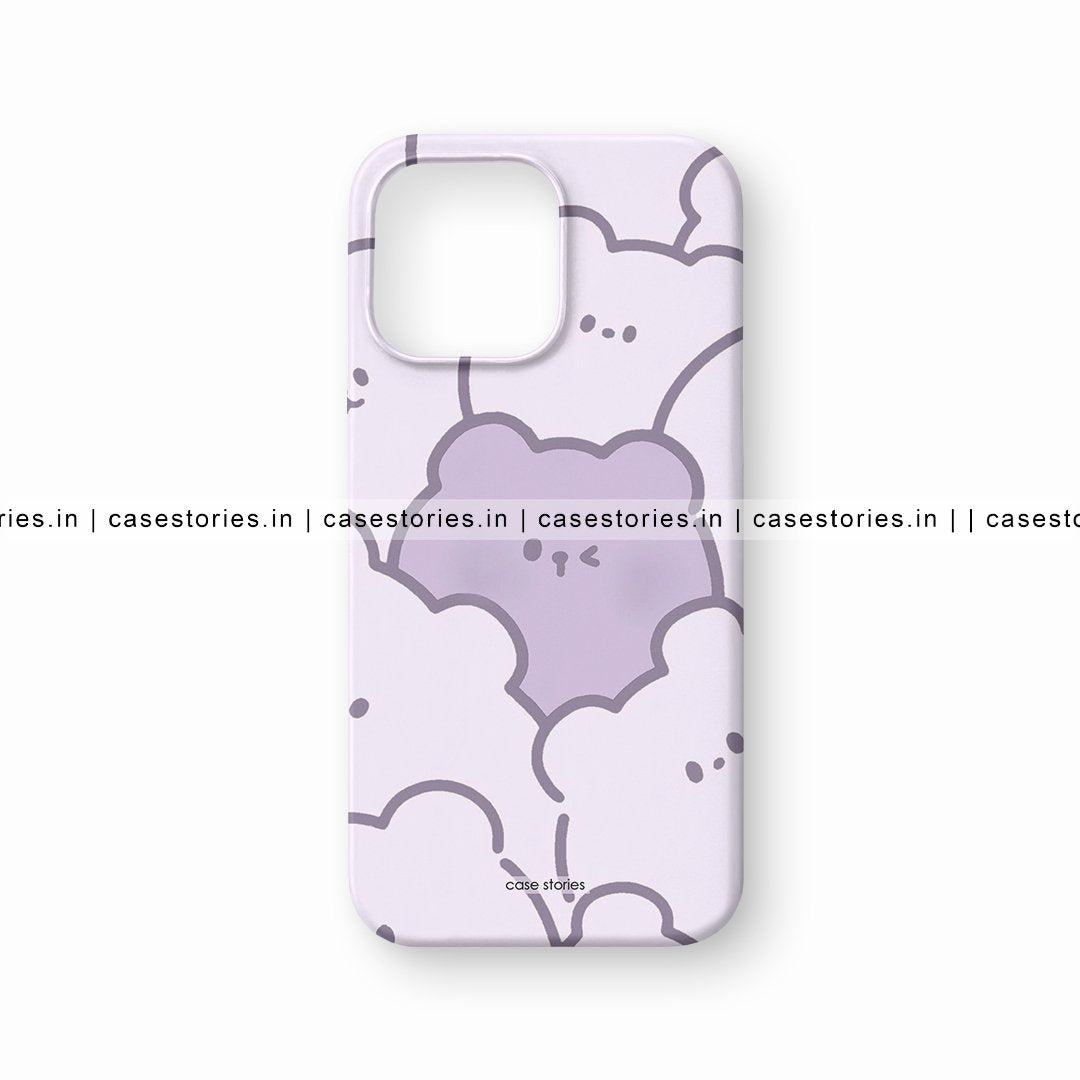 Purple Kawai Pattern Mobile Cover