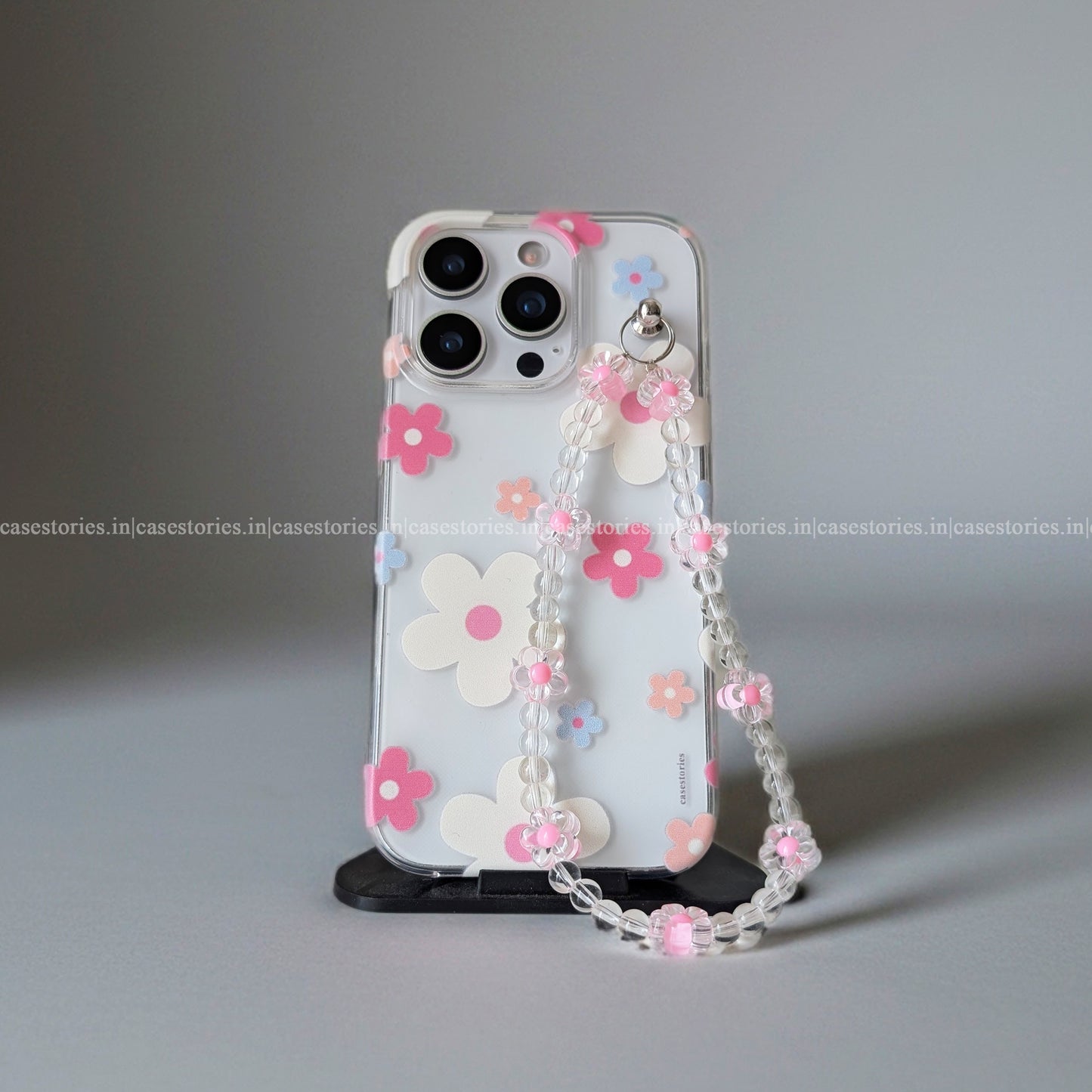 Petal Pop Clear Chain Case