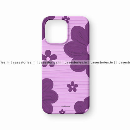 Purple Floral Pattern Floral Mobile Cover