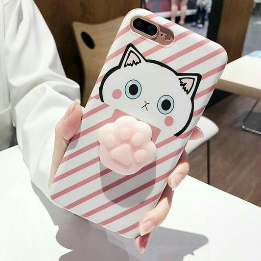 Cute Cat With Squishy Toy Cover