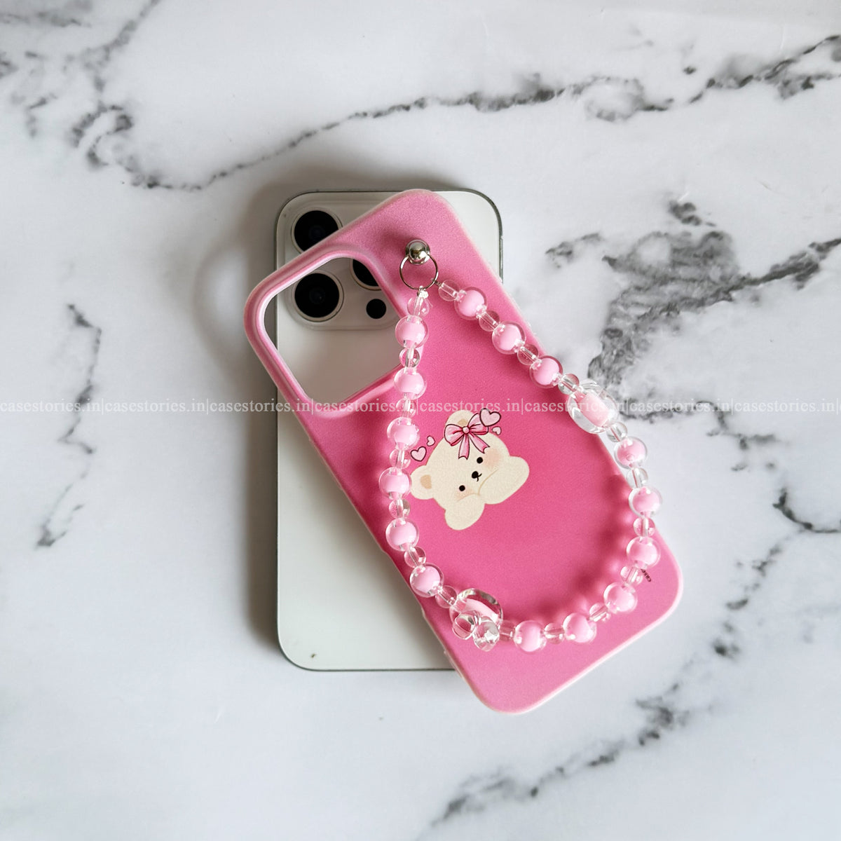 Blush Teddy Soft Chain Case