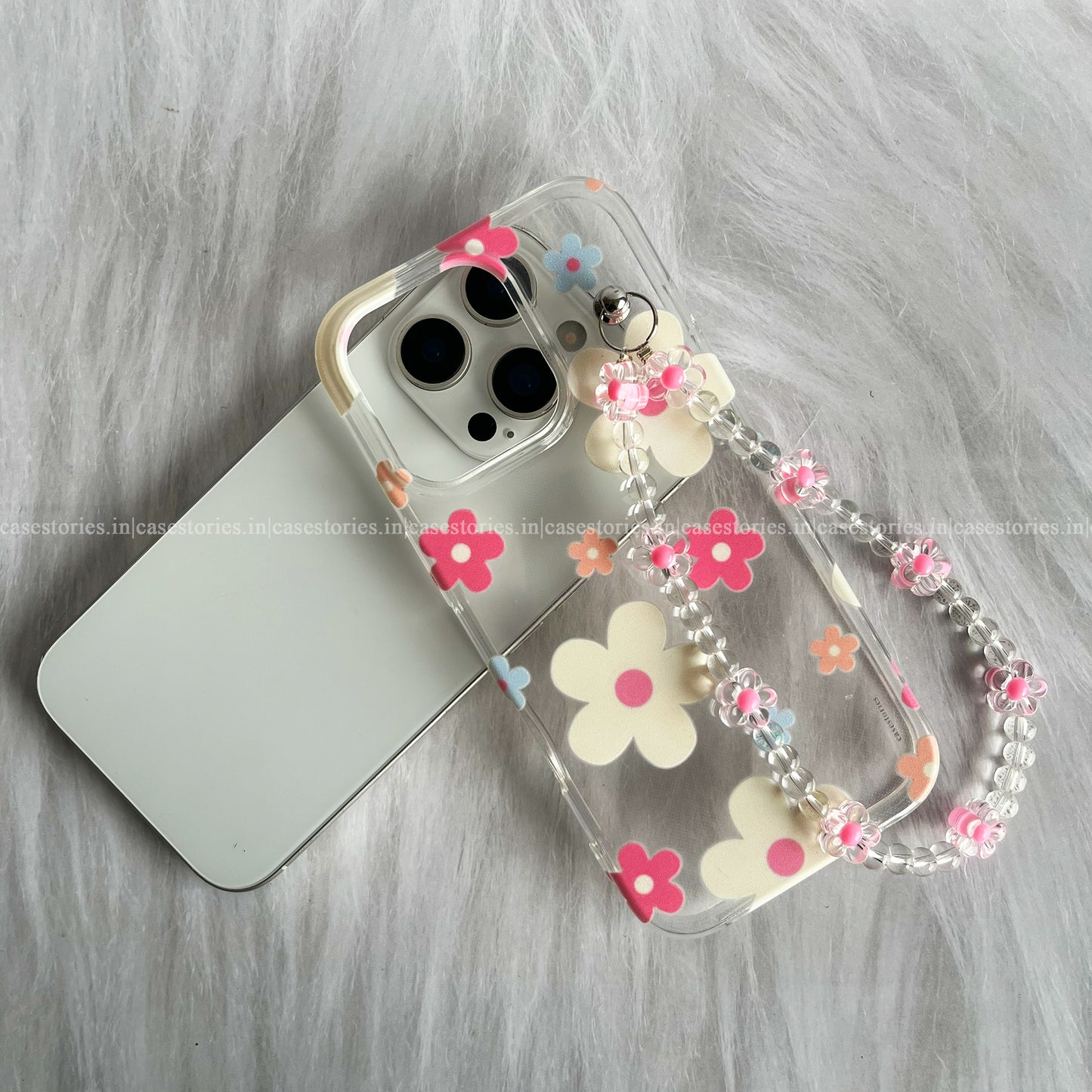 Petal Pop Clear Chain Case
