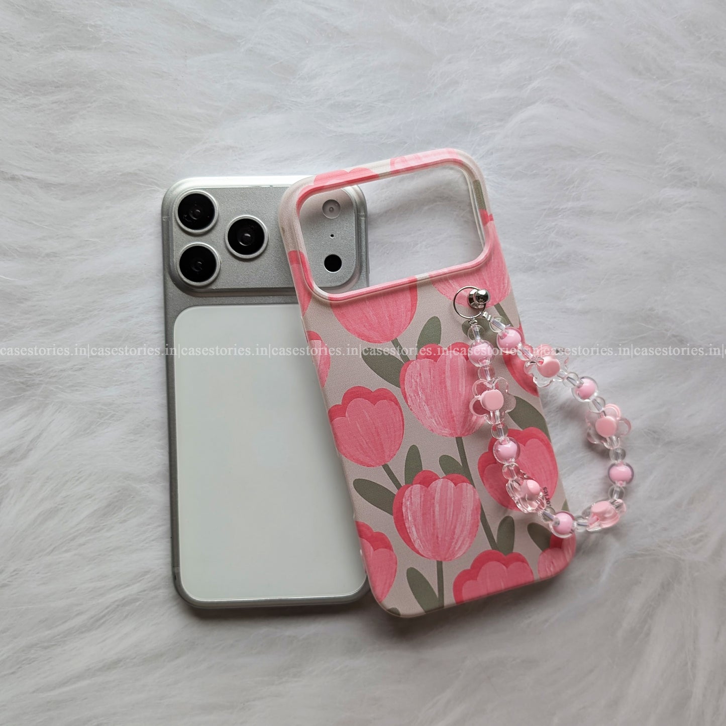Pink Tulip Twilight Chain Case