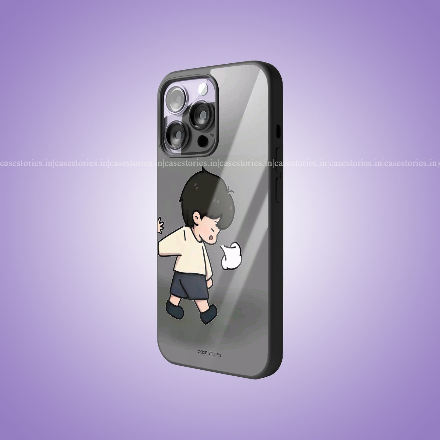 Wait  &  There boy Premium Glossy Phone Cover