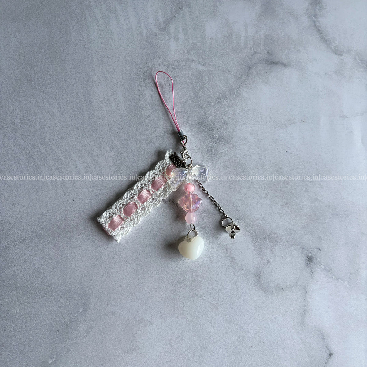 Lacey Heart Charm