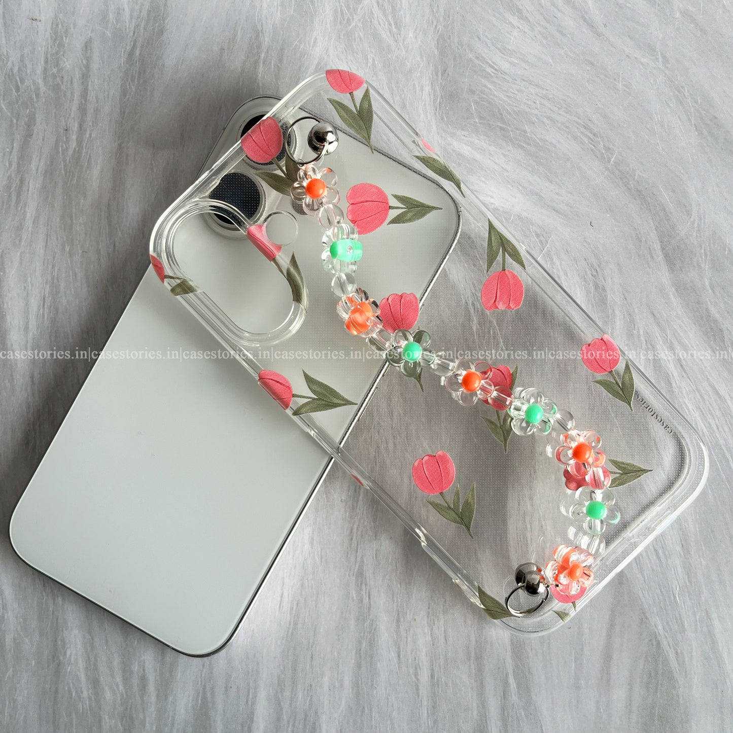Blush Tulip Dream Case Transparent Mobile Cover