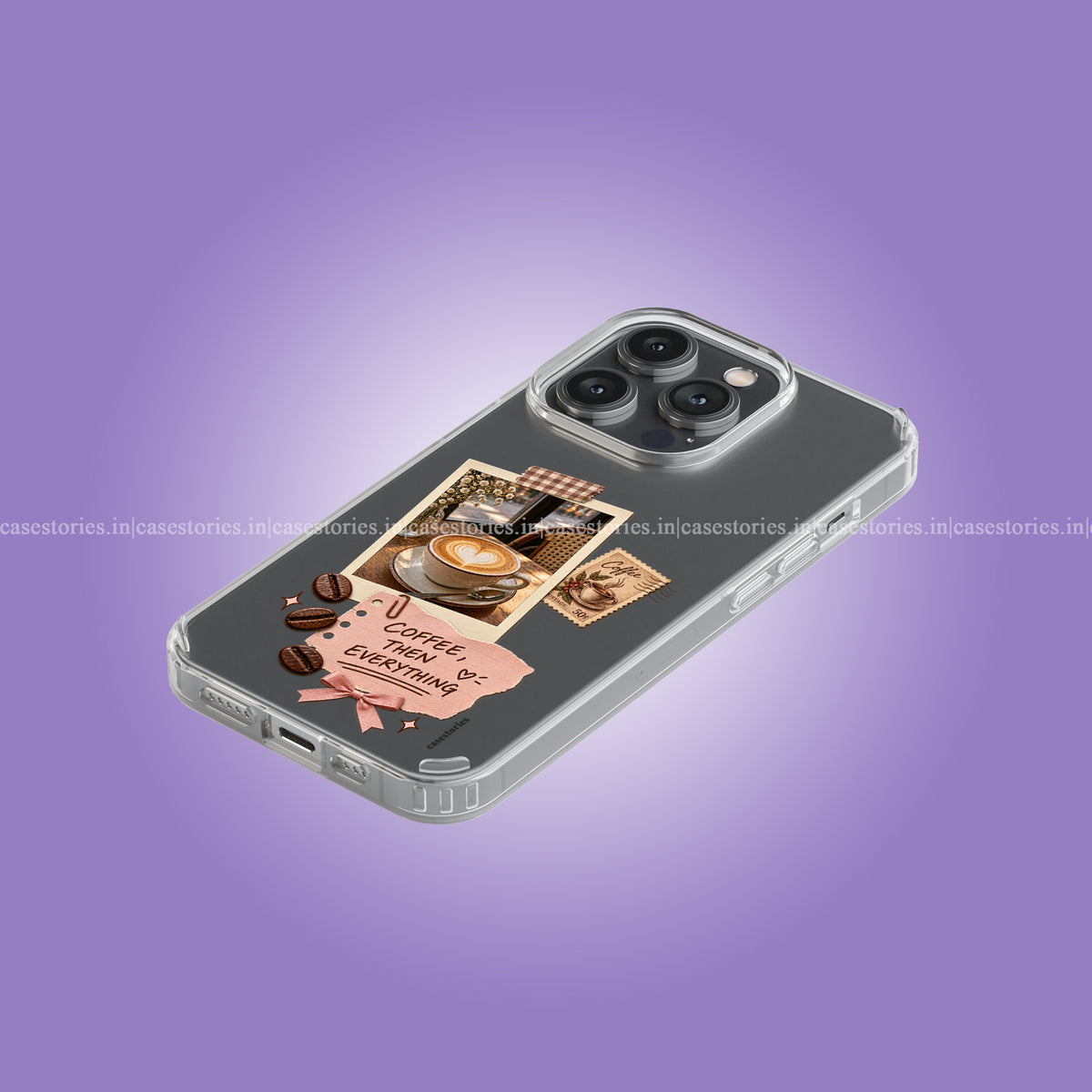 Coffee Everything Clear Soft Case
