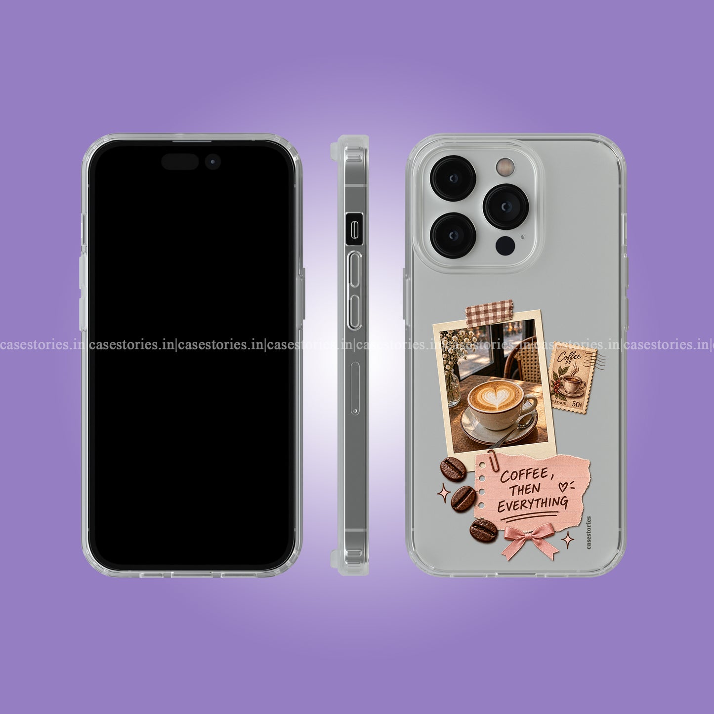 Coffee Everything Clear Soft Case