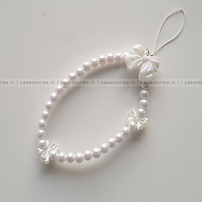 Aesthetic Bow with Pearl and Bow Mobile Charm