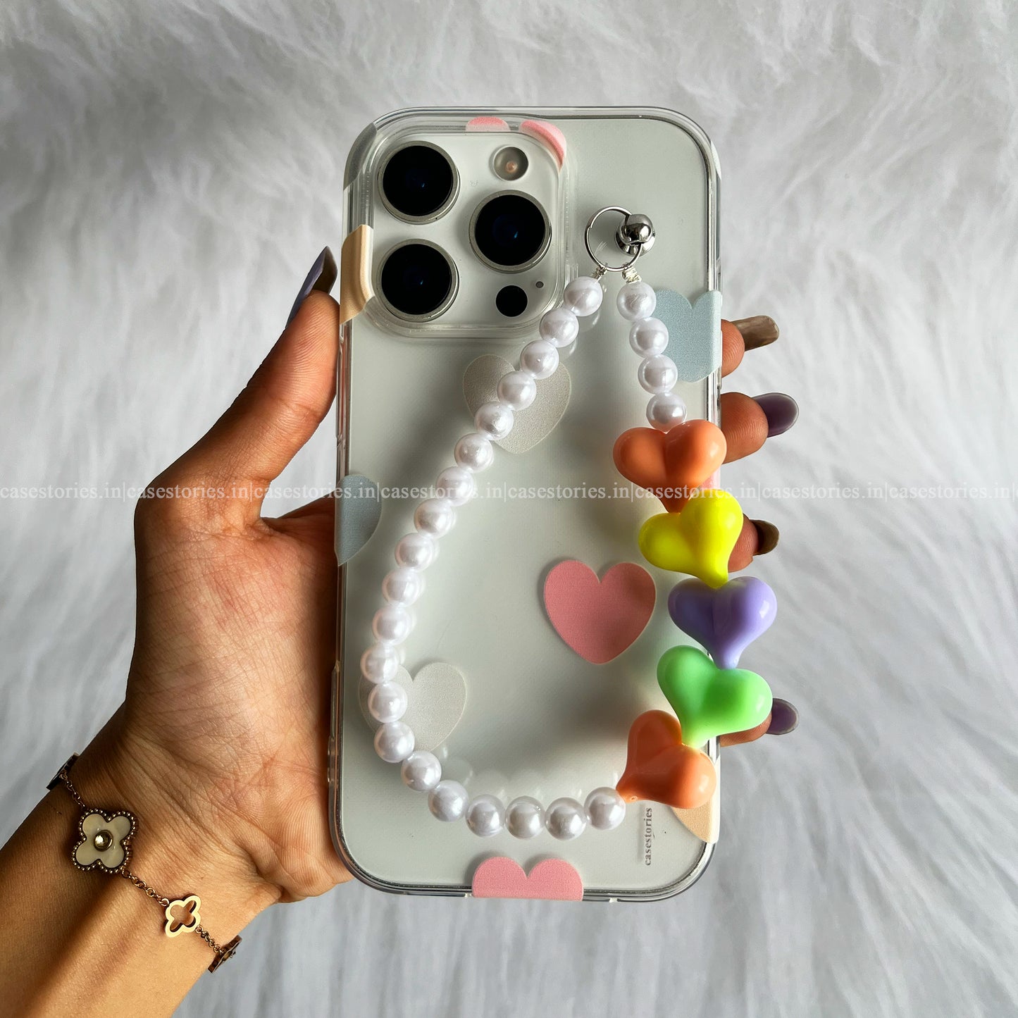 Sweetheart Glow clear Chain Case
