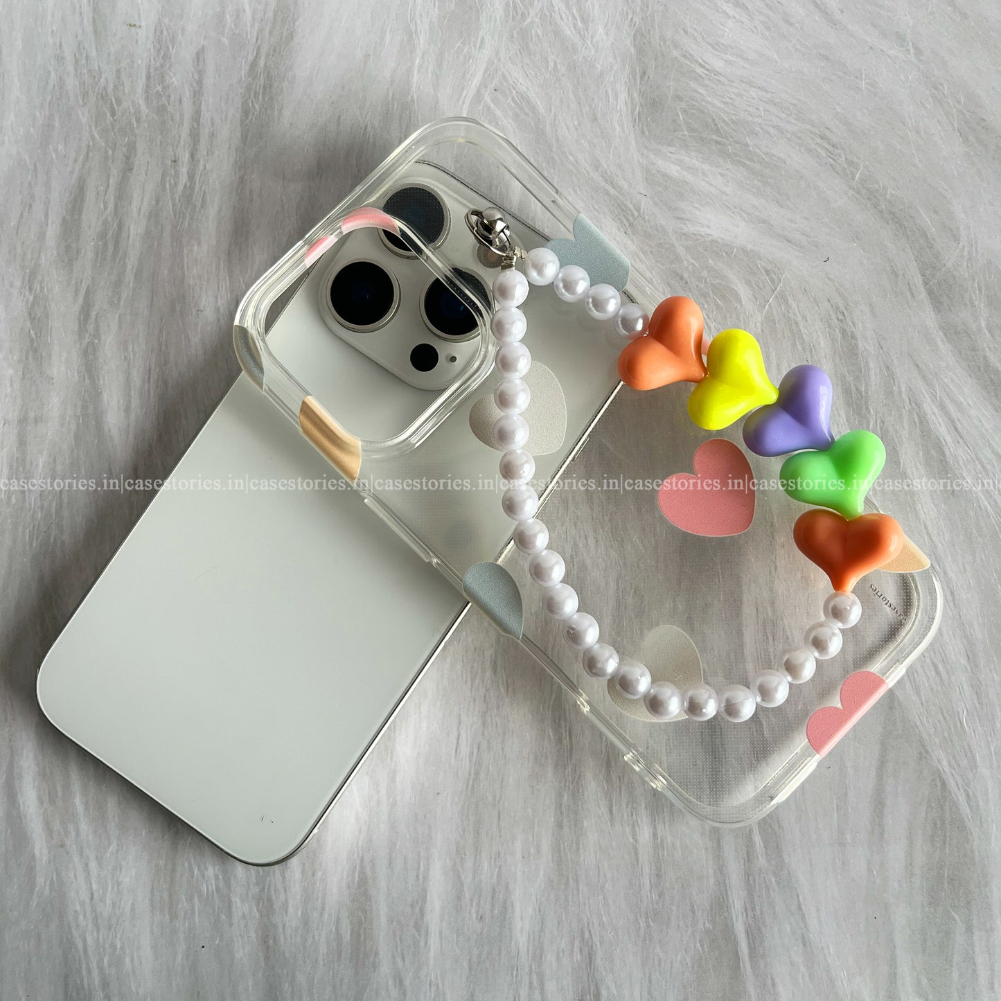 Sweetheart Glow clear Chain Case