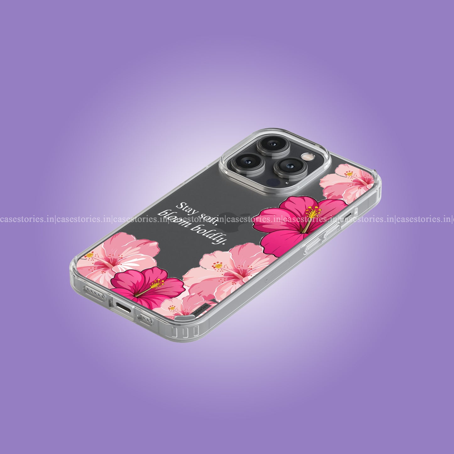 Hibiscus Dreams Clear Soft Case