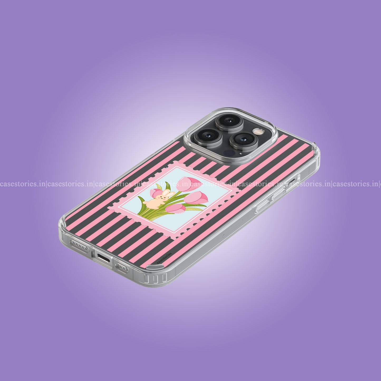 Bunny in Bloom Clear Soft Case