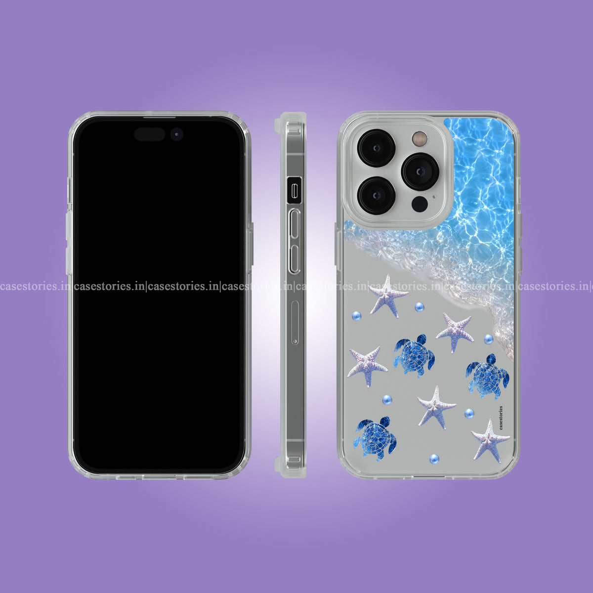 Ocean Turtle Bliss Clear Soft Case