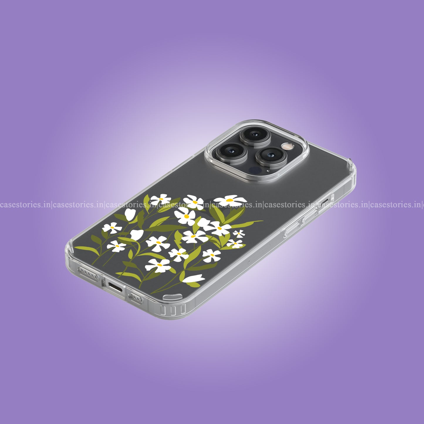 Wild Daisy Clear Soft Case