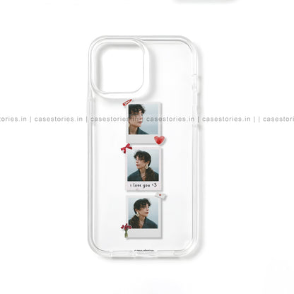 Three Polaroids Transparent Mobile Cover