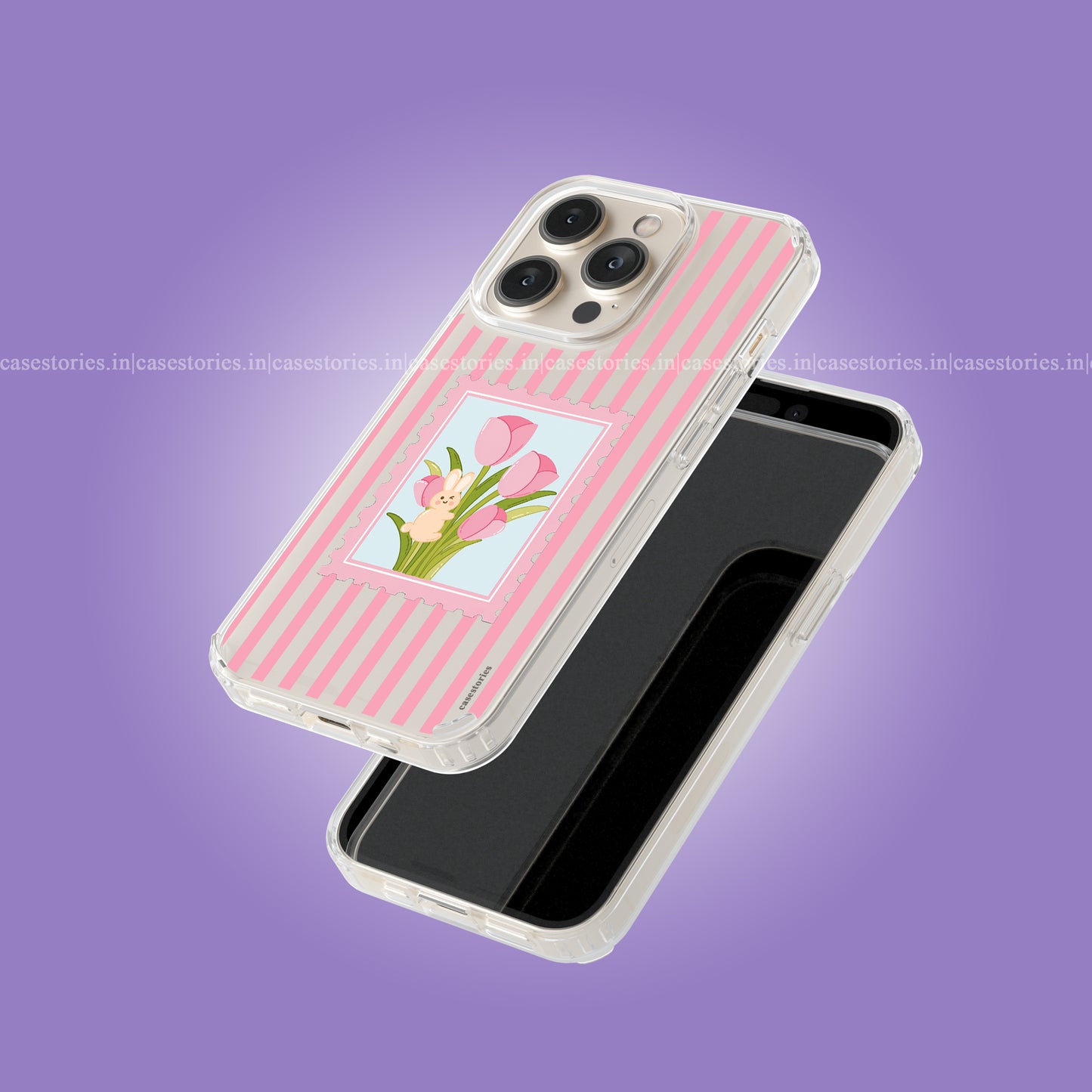 Bunny in Bloom Clear Soft Case