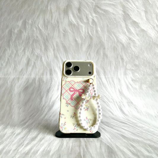 Pastel Heart Garden Chain Case