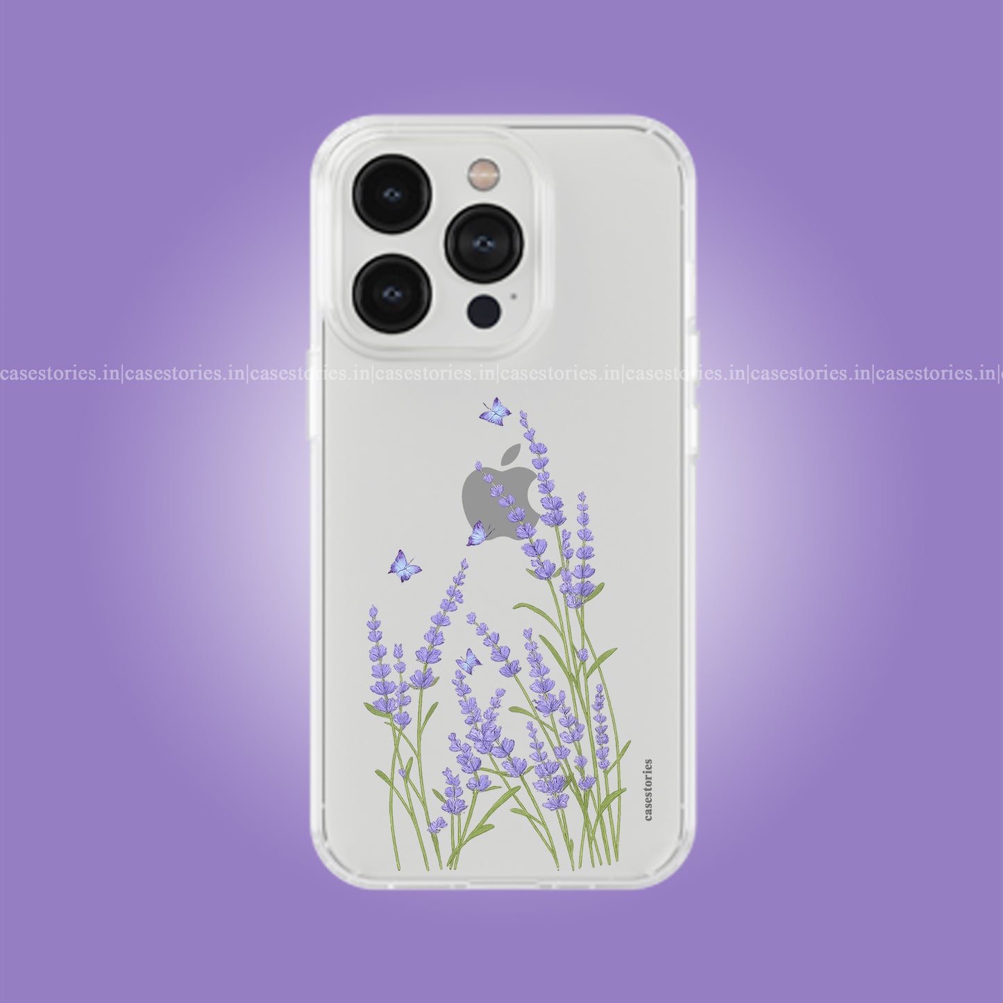 Lavender Kiss Clear Soft Case