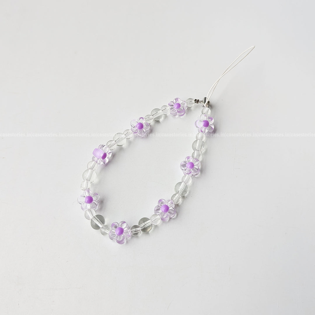 Purple Floral Dayz Mobile Charm