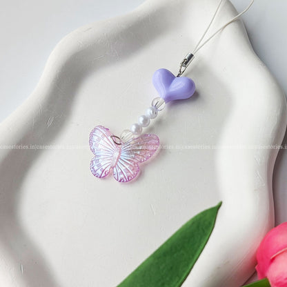 Lavender Sweetheart Mobile Charm