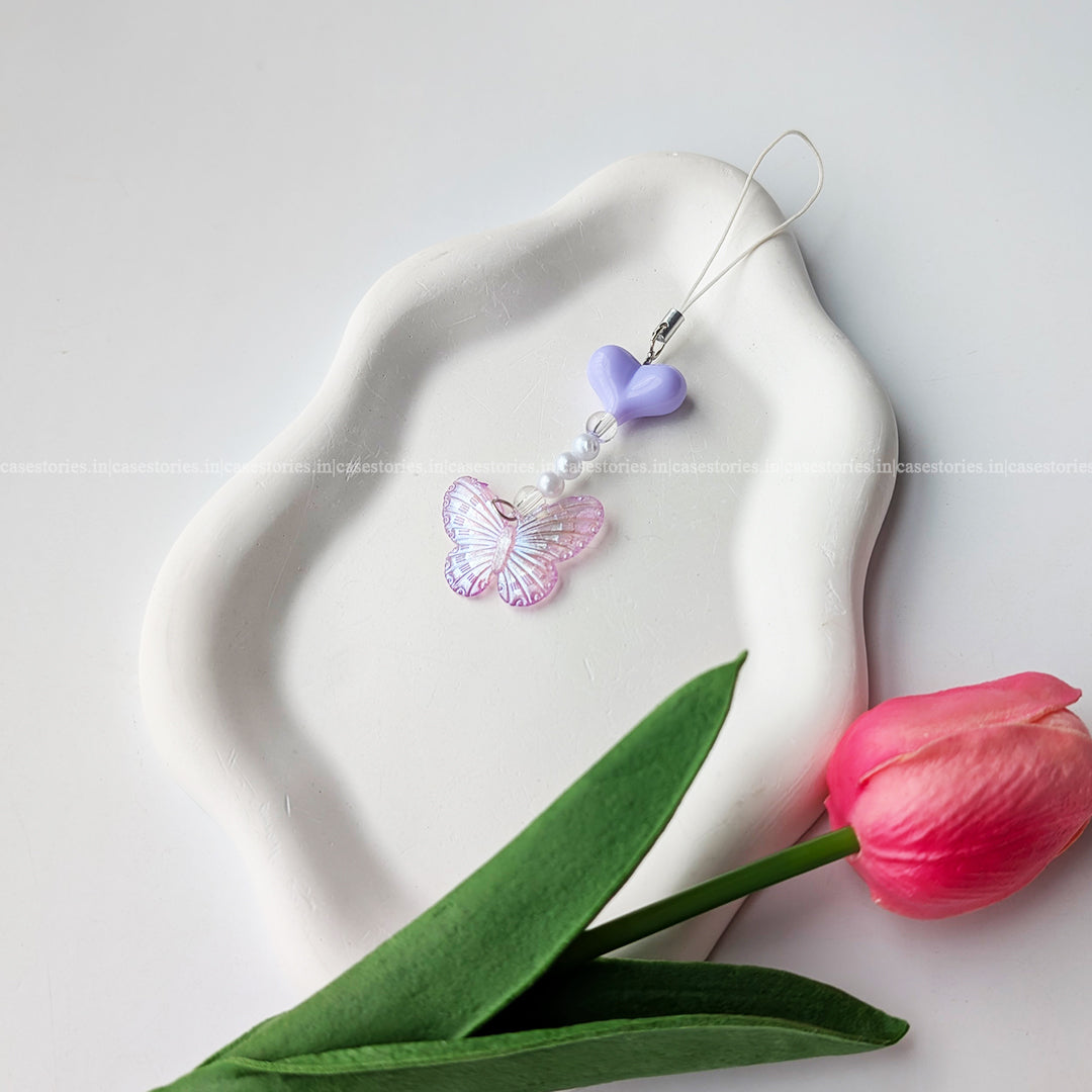 Lavender Sweetheart Mobile Charm