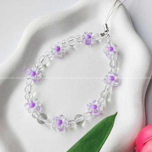 Purple Floral Dayz Mobile Charm