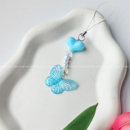 Blue Sweetheart Mobile Charm