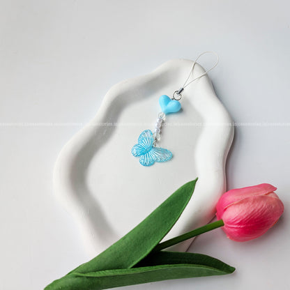 Blue Sweetheart Mobile Charm