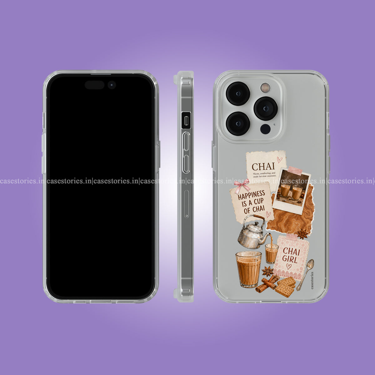 Chai Girl Clear Soft Case