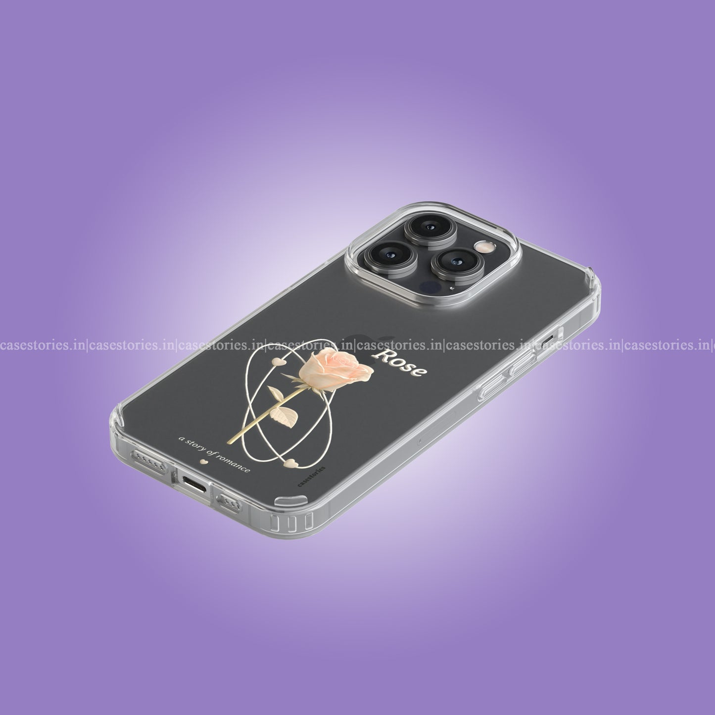 Blush Rose Clear Soft Case