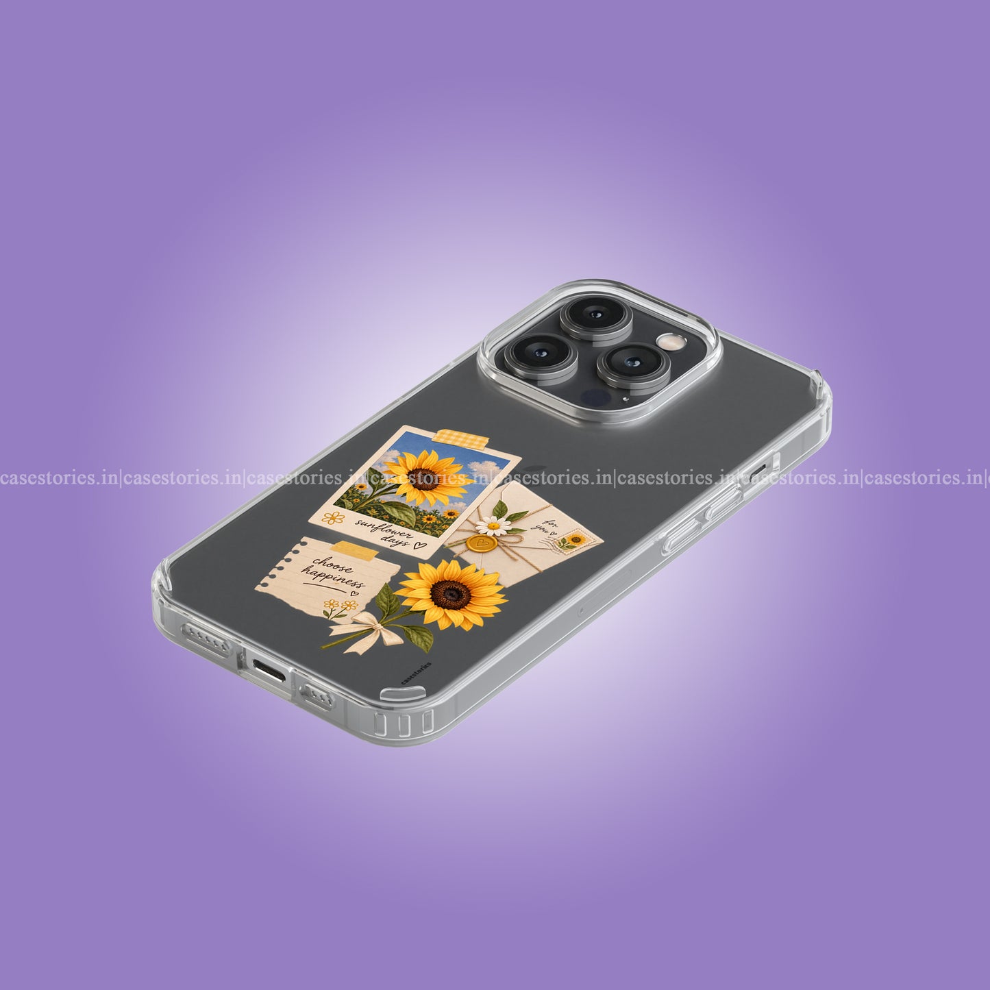 Choose Happiness Clear Soft Case