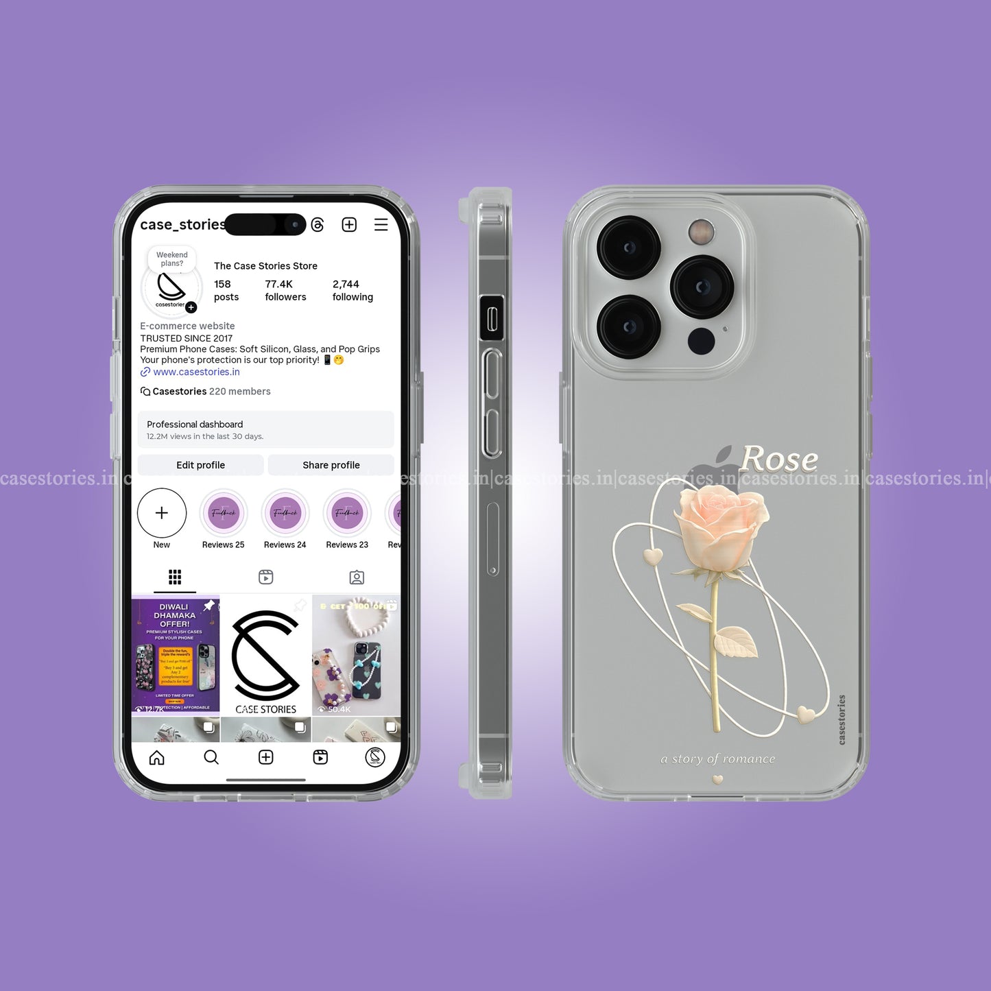 Blush Rose Clear Soft Case