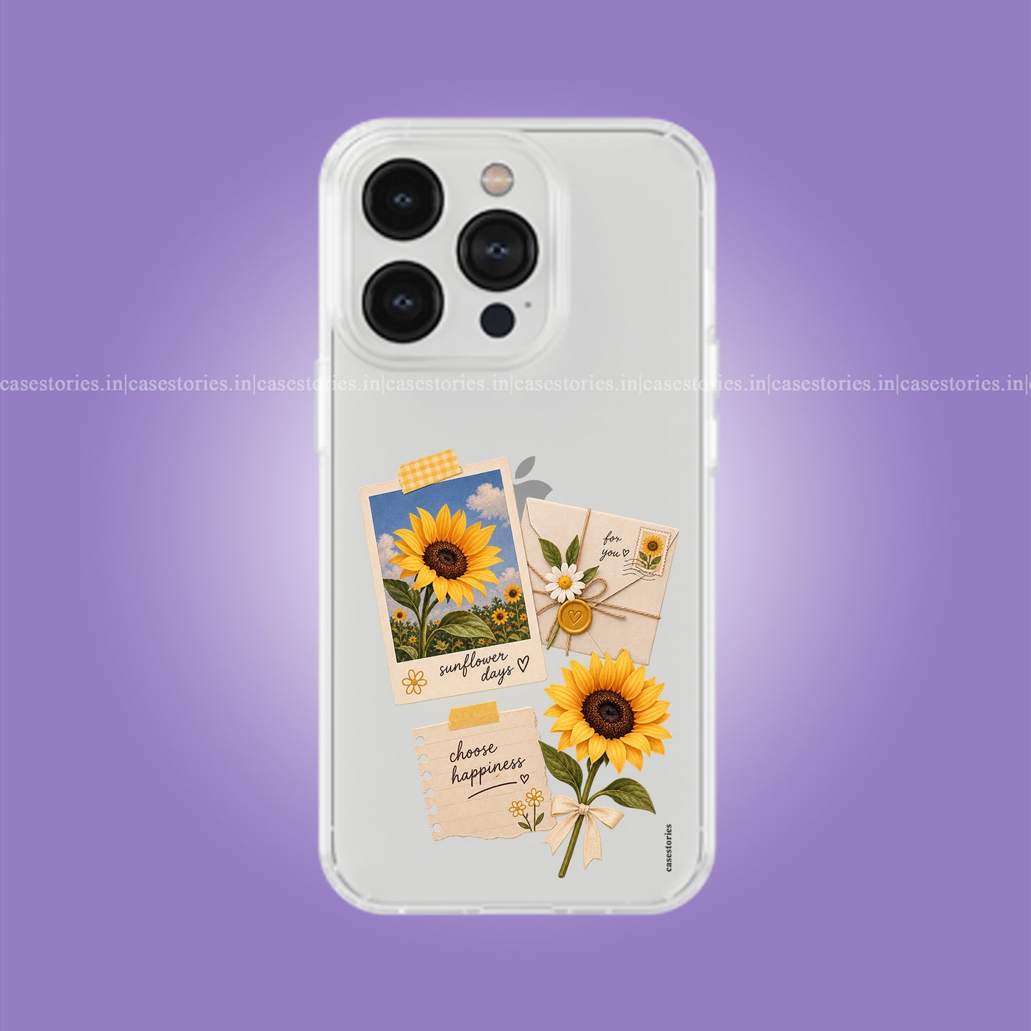 Choose Happiness Clear Soft Case
