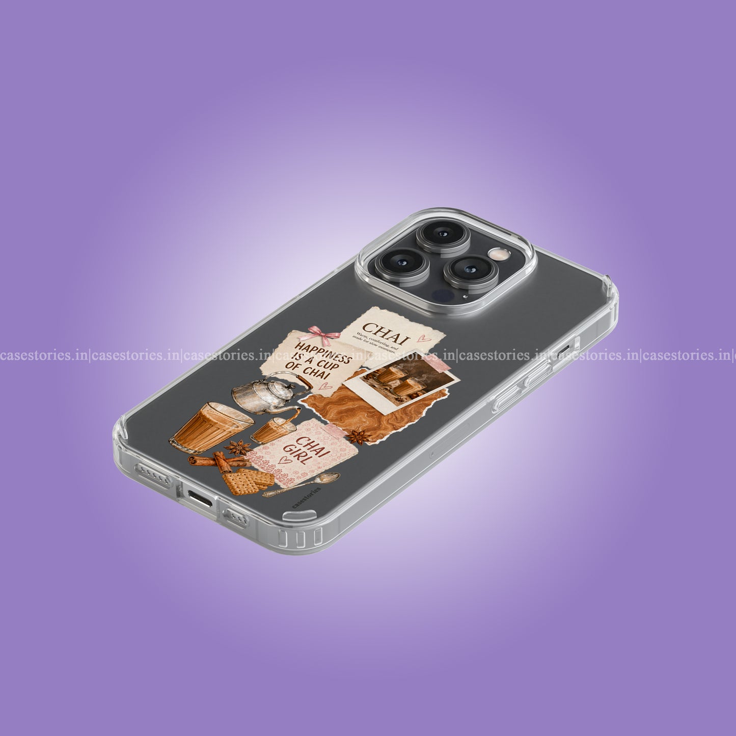Chai Girl Clear Soft Case