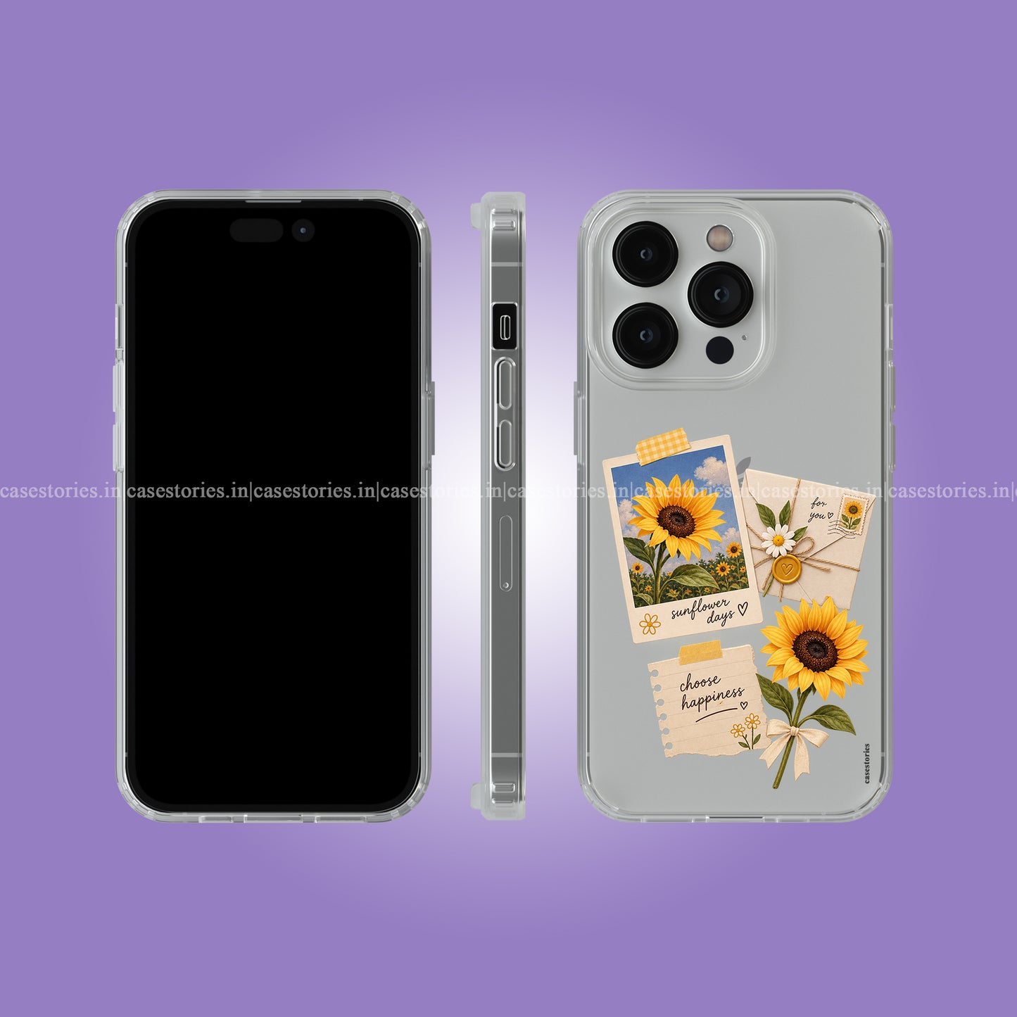 Choose Happiness Clear Soft Case