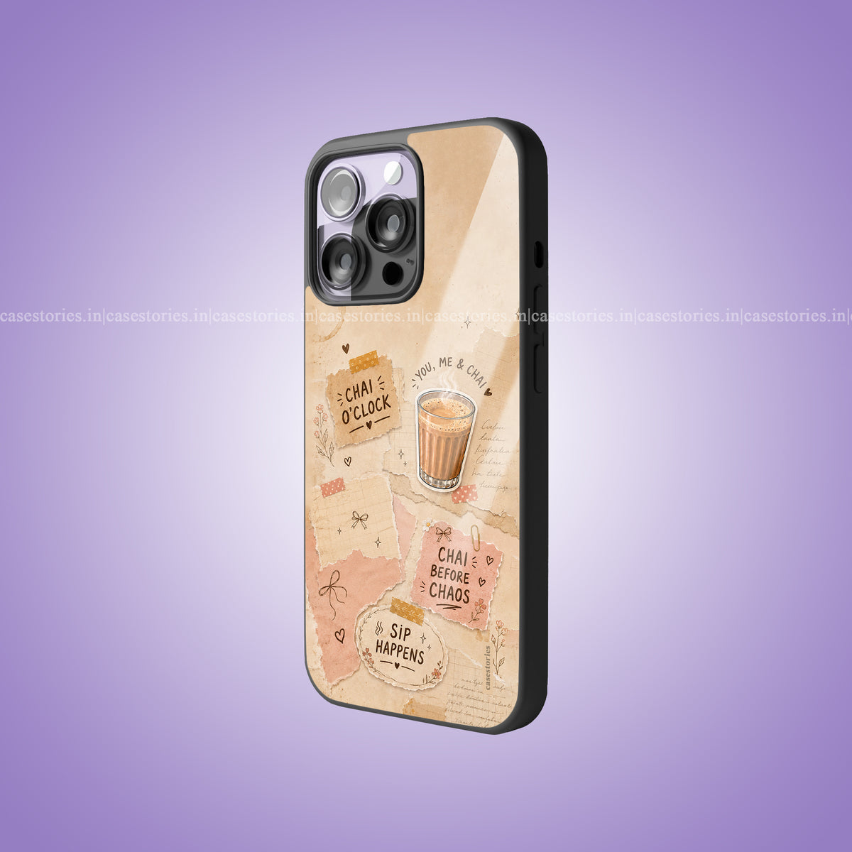 Chai O Clock Premium Glossy Phone Case