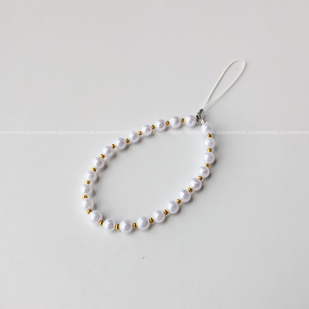 White Pearl Mobile Charm