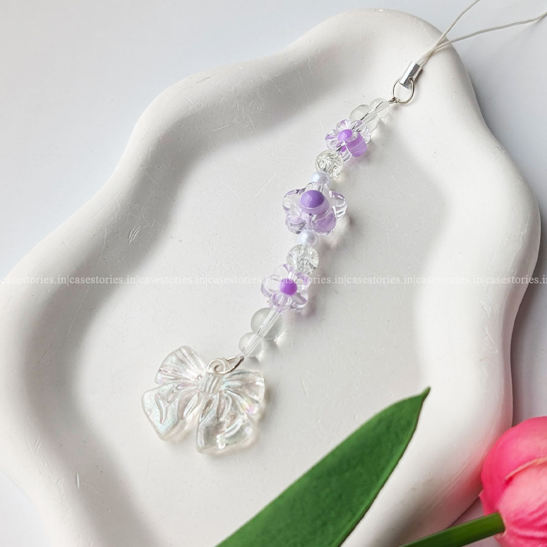 Purple Whisper Mobile Charm