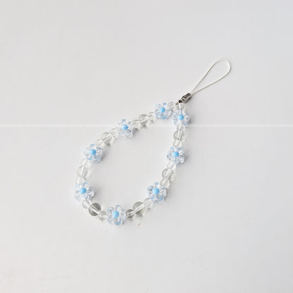 Blue Floral Dayz Mobile charm