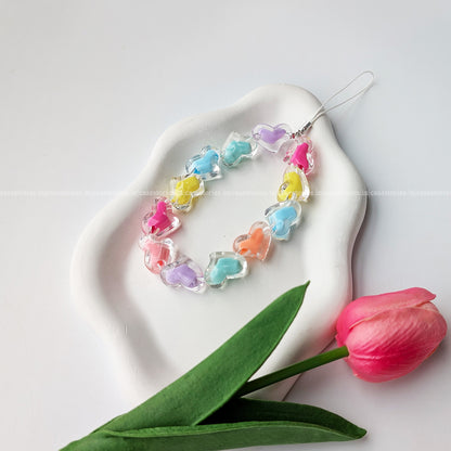 Crystal Hearts Mobile Charm