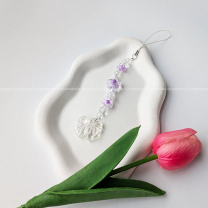 Purple Whisper Mobile Charm